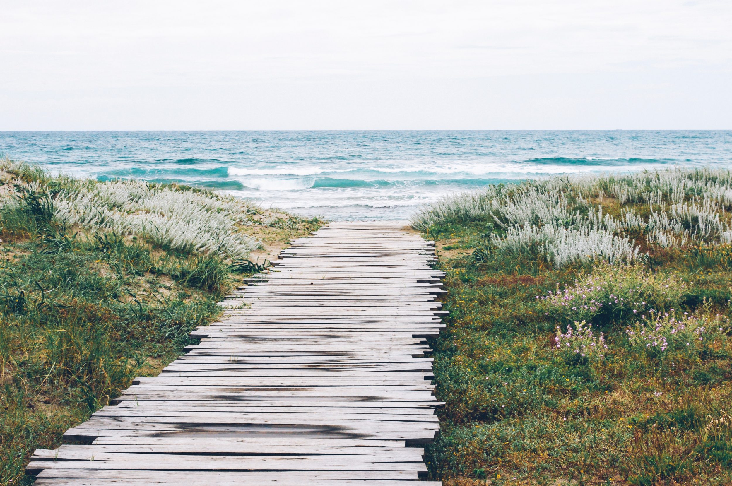 A Wooden Walkway to the Ocean