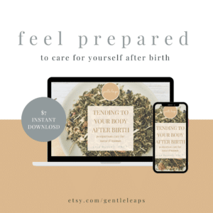 How To Care for Your Body After Birth Naturally